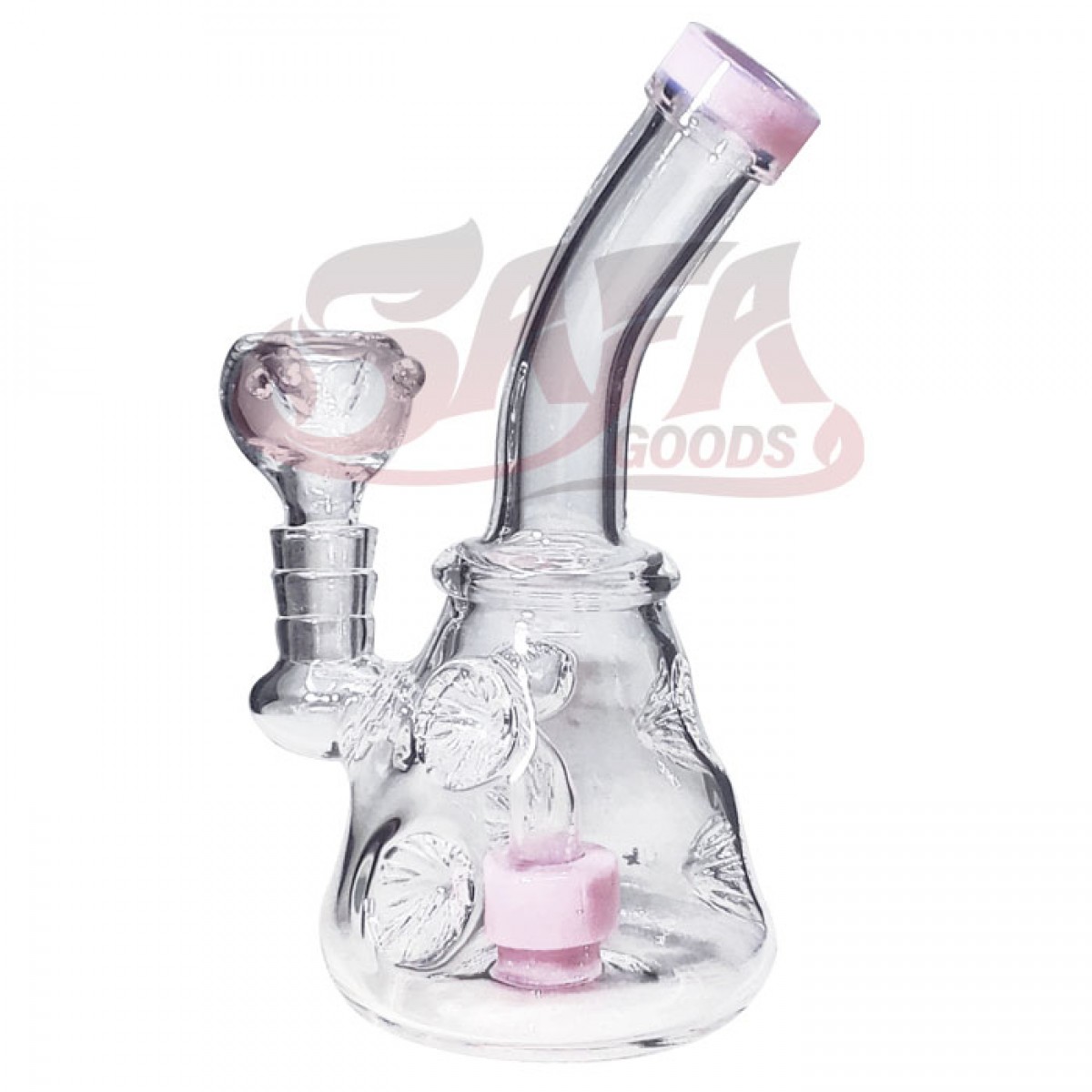 7 Inch Glass Water Pipes - Slime Icy